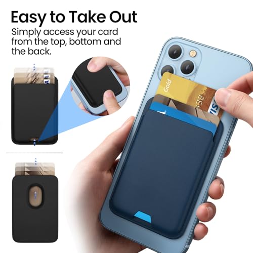 image for iLodn Magnetic Wallet Compatible with MagSafe for iPhone 17 16 15 14 1