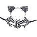 Produktbild Youkara 1pcs Halloween Maske Horror Sicherheit ungiftig sexy Spitze Plus Kunststoff Stirnband Maske Maskerade Augenmaske Gesichts Venedig Partei Partei Maske Stirnband + Fledermaus Stil