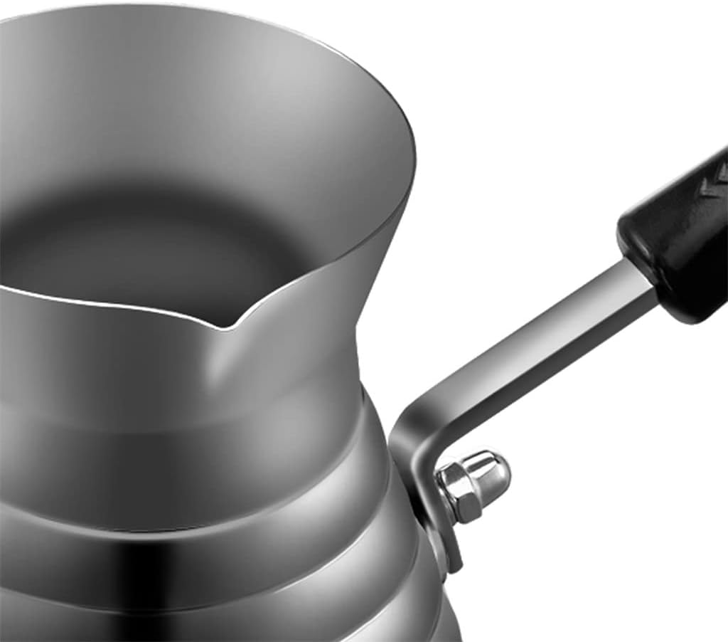 600ml Stainless Steel Turkish Coffee Tea Pot Machine Maker Portable Espresso Kettle Arabic
