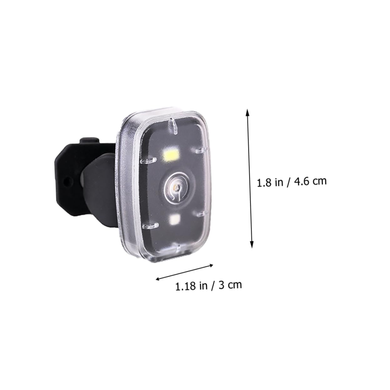 CORHAD Rechargeable Mini Light Bike Accessories Night Running Light Safety Light for Outdoor Water Resistant Rainproof Random