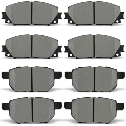 ALADICHE Brake Pad Fit For 2007-2018 Toyota Yaris