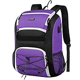 Baseball Backpack, Youth Softball Bat Bag with Vented Shoes Compartment, Lightweight Baseball Bag TB