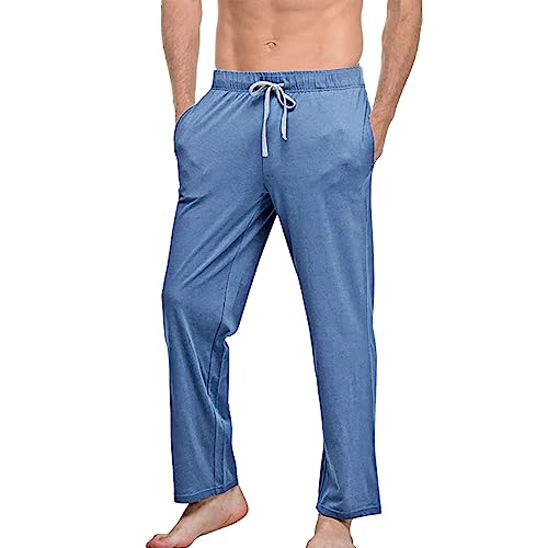 Jogging homme pas cher ample blanc avec une taille élastique confortable