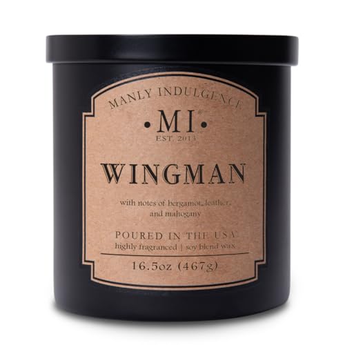 Manly Indulgence Wingman Large Scented Candle For Men