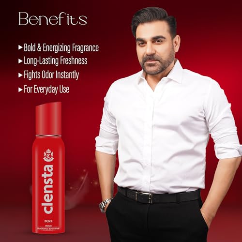 Image of Clensta Duke 0% No Gas Deodorant for Men 150ml Body Spray Long Lasting | No Gas Deo for Men