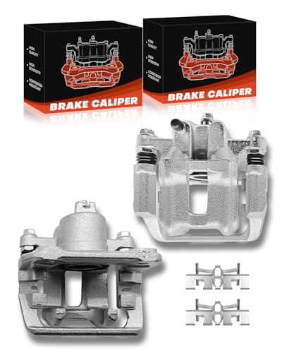 Image of TOVASTY 2PC Set Brake Caliper Left & Right Rear Side Set Compatible With 2003-2011 for Honda Element, 2001-2003 for Acura CL / 1999-2008 for TL