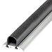 Water Seal Shower Threshold, Wheelchair Accessible, High Quality Anodized Aluminum with Solid Neoprene Seal - 48" Length