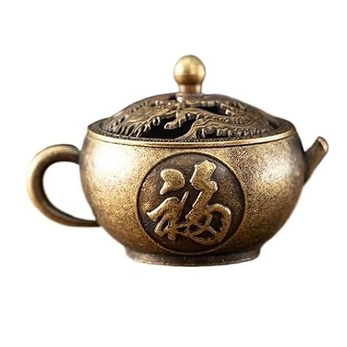 Vamior Zinc Alloy Incense Burner Censer Bowl Desk Ornament Tray(22)