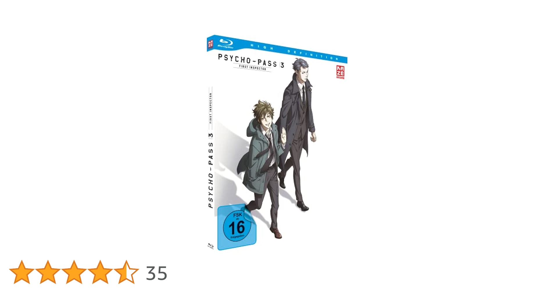 PSYCHO-PASS　サイコパス　3　FIRST　INSPECTOR　Blu- Amazon.co.jp | Psycho Pass 3: First Inspector - The Movie