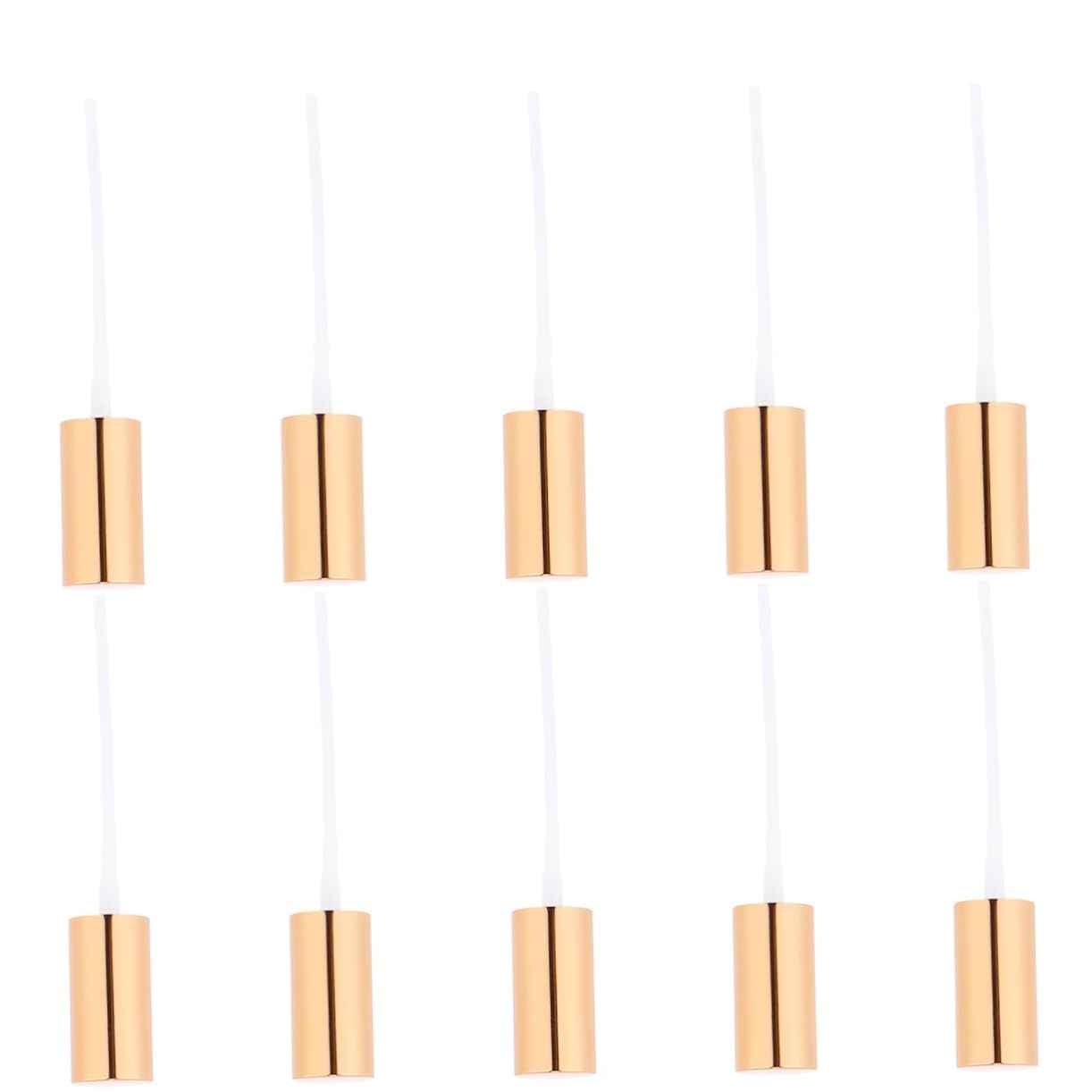 KONTONTY Sprayer 10pcs Anodized Aluminum Spray Bottle Tops Replacement Spray Head for Bonsai Reusable