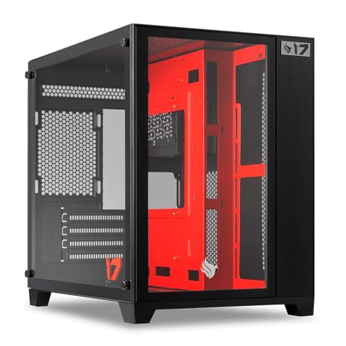 Gabinete Gamer Pichau HX710L 17 Anniversary Edition, Mid-Tower, Lateral de Vidro, Preto, PG-HX71L-ANVBK