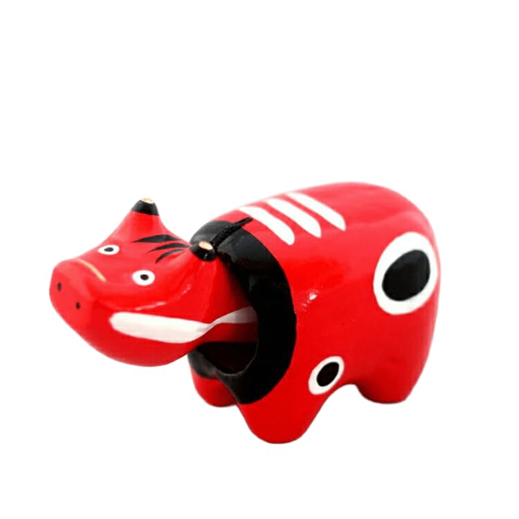 Amazon.co.jp: 野沢民芸 赤べこ 2号（11.5cm）≪民芸品≫ 会津張り子