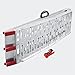 Wiltec Rampa di carico 226cm 340kg Ripiegabile in Alluminio per Moto e Quad Rampa carico Moto