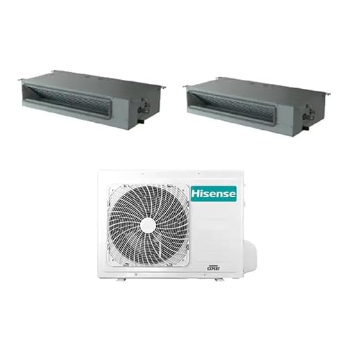 Climatizzatore Hisense canalizzato dual split 12000+12000 btu 3AMW62U4RJC A++ in R32
