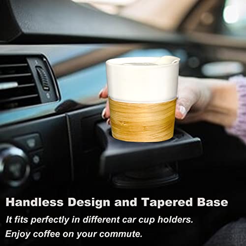 Kopmath Ceramic Travel Coffee Mug, 16 Oz Travel Mug With Lid, Splash Proof, Anti-Scald Sleeve, Microwave Dishwasher Safe, Portable To Go Tumbler, Large Coffee Cup For Car Cup Holder, Gift #TOP2