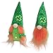 lijun Irish Festiva Day GNOME Leprechaun Shamrock Muñeco de Peluche de Tomte Sueco Hecho a Mano