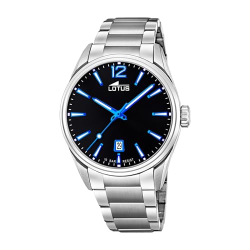 LOTUS Uomo Orologio Acciaio 316L – Elegante, Quarzo, 10 ATM, Multifunzione 18831/5