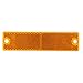 Grote 40133-5 Yellow Mini Stick-On/Screw-Mount Rectangular Reflectors