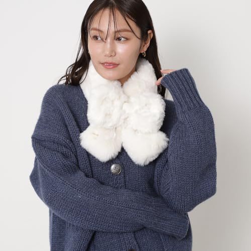 Paul & Joe マフラームーンバット フェイクファー マフラー レディース リボン 46091 の商品画像 1