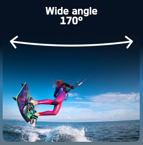 AGFA PHOTO AC9500 Caméra Sportive Waterproof - Vidéos 4K à 30FPS, Photos 16Mpixels, Double Écran, Grand Angle 170°, Stabilisation Anti-Vibration, WiFi - Noir - Image 5