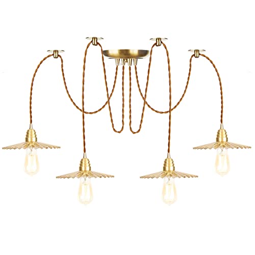 Lampes Suspendues Ajustables HNVBDOPAE pour Corriger les Plafonds Hauts et Sombres