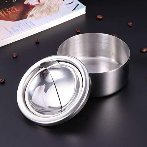 Cinzeiro de mesa de aço inoxidável para cinzeiro, cinzeiro para fumar