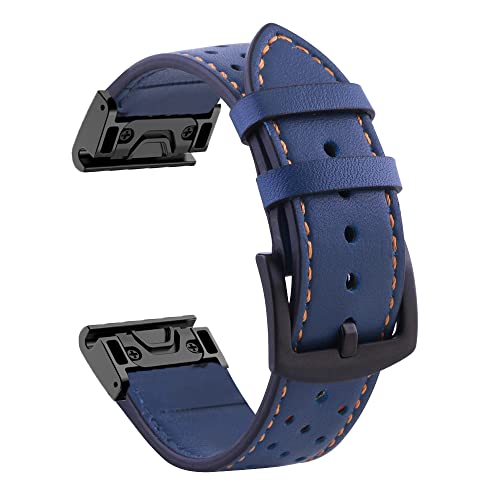 Bracelet cuir montre évite les irritations pour Garmin Fenix 7 6