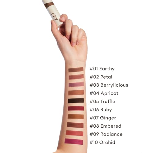 Image of ITY Velvet Matte Finish Lip Stain-Mousse Textured Lip Clay, Orange Shade, Conceals Lip Lines, Rich Pigment Lip Tint Lipsticks, 0.14 oz (4g) in Ginger