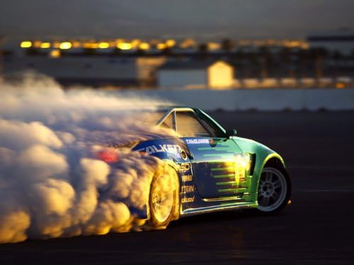 SD2497 Nissan 350Z Drifting Car Auto 24x18 Print POSTER