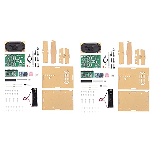 Kit Radio FM Bricolage soudure facile récepteur LCD sans réglage fastidieux