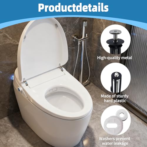 6 Stück WC Sitz Befestigung Toilettendeckel Schrauben Edelstahlmutter Schraube Toilettensitz Befestigung Expansionsschraube für Toilettensitz Abdeckung Toilettensitz Reparaturteile Teile
