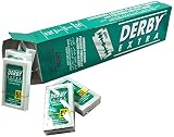 Derby Extra doppelseitige Rasierklingen, 100 Stück