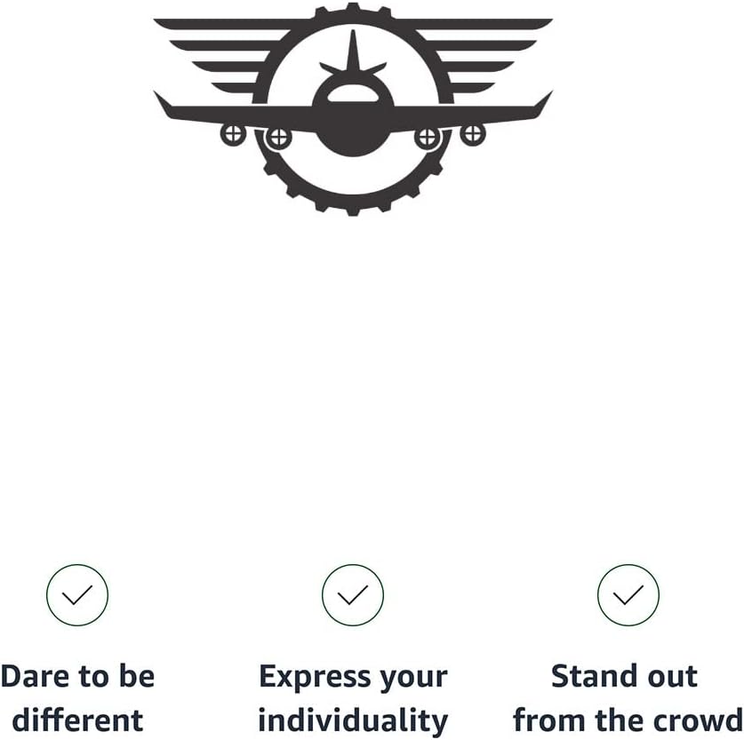 Plane Print Kids' T-Shirt - Airplane T-Shirt - Minimalist Tee Shirt for Kids