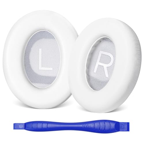 Aurivor �����p�C���[�p�b�h�N�b�V���� Bose �m�C�Y�L�����Z�����O (NC) 700 �w�b�h�t�H���p NC700 �C���[�p�b�h�J�o�[ �\�t�g�v���e�C�����U�[ �A�R�[�X�e�B�b�N�������[�t�H�[�� �ϋv������ (�z���C�g)