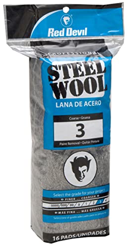 Image of Red Devil 0316 Steel Wool, 3 Coarse, (Pack of 96)