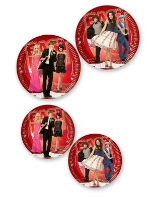 Procos High School Musical-3 10 Paper Plates, 23 Cm - 2469, For Unisex