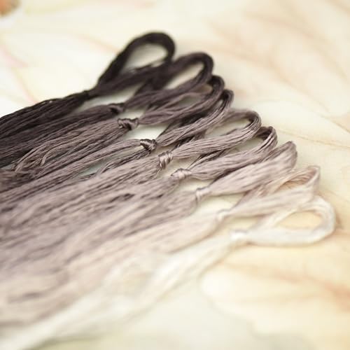 Image of Mulberry Silk Floss Embroidery Thread Floss-Cross Stitch Threads China Silk Woven Jewelry Threads DIY Sewing Kits (112)