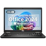 【整備済み品】MS Office H&B 2024 /Win11 Pro /15.6型 ノートPC ノートパソコン デル 5590 / 第7世代 Core i3-7130U / 10キー /Webカメラ/wajunのwifi/Bluetooth/8GB /128GB SSD