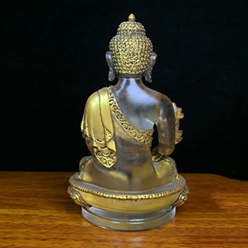 Statue de jardin décoration de porche de maison Bouddha zen - 5