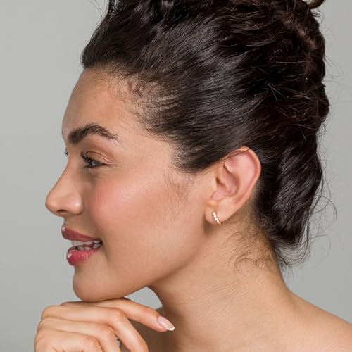 PAVOI CZ Ear Cuffs for Women, 925 Silver, Yellow Gold, Size 12 Millimeters by PAVOI - Used condition - Image 4