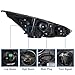telpo Halogen Headlight Assembly Fit For 2015-2018 Ford Focus 2015 2016 2017 2018 Ford Focus ST/SE/S 4 - Door Left And Right Side (Black Housing Clear Reflector)