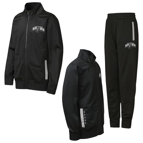 NBA Boys Youth Poly Track Set, Black, 14-15 Years EU