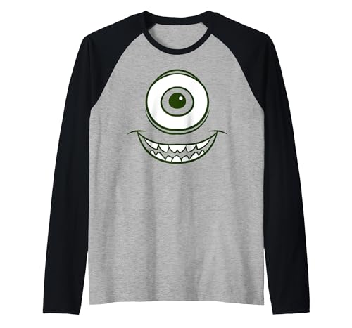 Tee shirt baseball Mike Wazowski Monsters Inc aux finitions soignées et imprimé haute fidélité