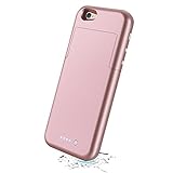 iPhone 5/5S/5C/SE Battery Case 4800mAh, Gasopic Portable Charger Case Rechargeable Extended Battery Pack Protective Backup Charging Case Cover for Apple iPhone 5/5S/5C/SE-Black