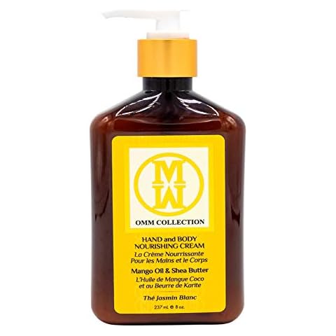 OMM Collection Natural Shea Mango Cacao Hand & Body Lotion - Moisturizer & Lightweight cream for Dry, Cracked Sensitive Skin - Non Greasy Super Hydration Promotes Skin Rejuventation Cover