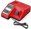 Reemplazo para cargador Milwaukee M12 y M18 48-59-1812 48-59-1810 48-59-1808 2
