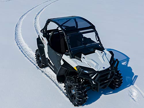 Superatv Dark Tinted Rzr Roof For 2021+ Polaris Rzr Trail 900 / S 900 / S 1000 | 1/4" Thick Polycarbonate | Protects You And Passengers From The Elements While Increasing Visibility! | Usa Made #TOP5