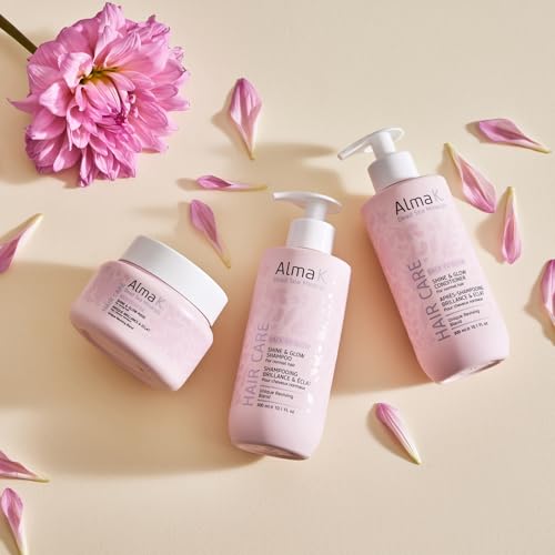 Alma K Shine and Glow Mask - Hair Moisturizer with Cocoa Butter - Deep Conditioning Hair Mask for Damaged Hair - Hydrating Hair Mask - 6.7 oz