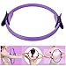 Gigicial Balanced Bodies Ultra Fit Circle Pilates Ring, Great Exercisers for Legs, Women Home Workout or Studio, Thigh Master Inner Exerciser, Yoga Ring Equipment (Purple)
