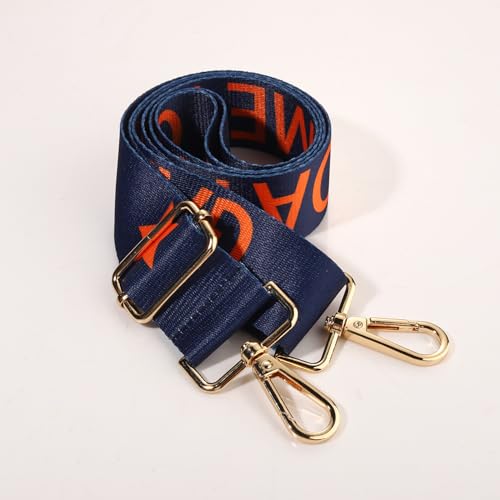 Image of Game Day Purse Strap Replacement Crossbody Wide Shoulder Strap Star Football Strap for Stadium Approved Clear Bag